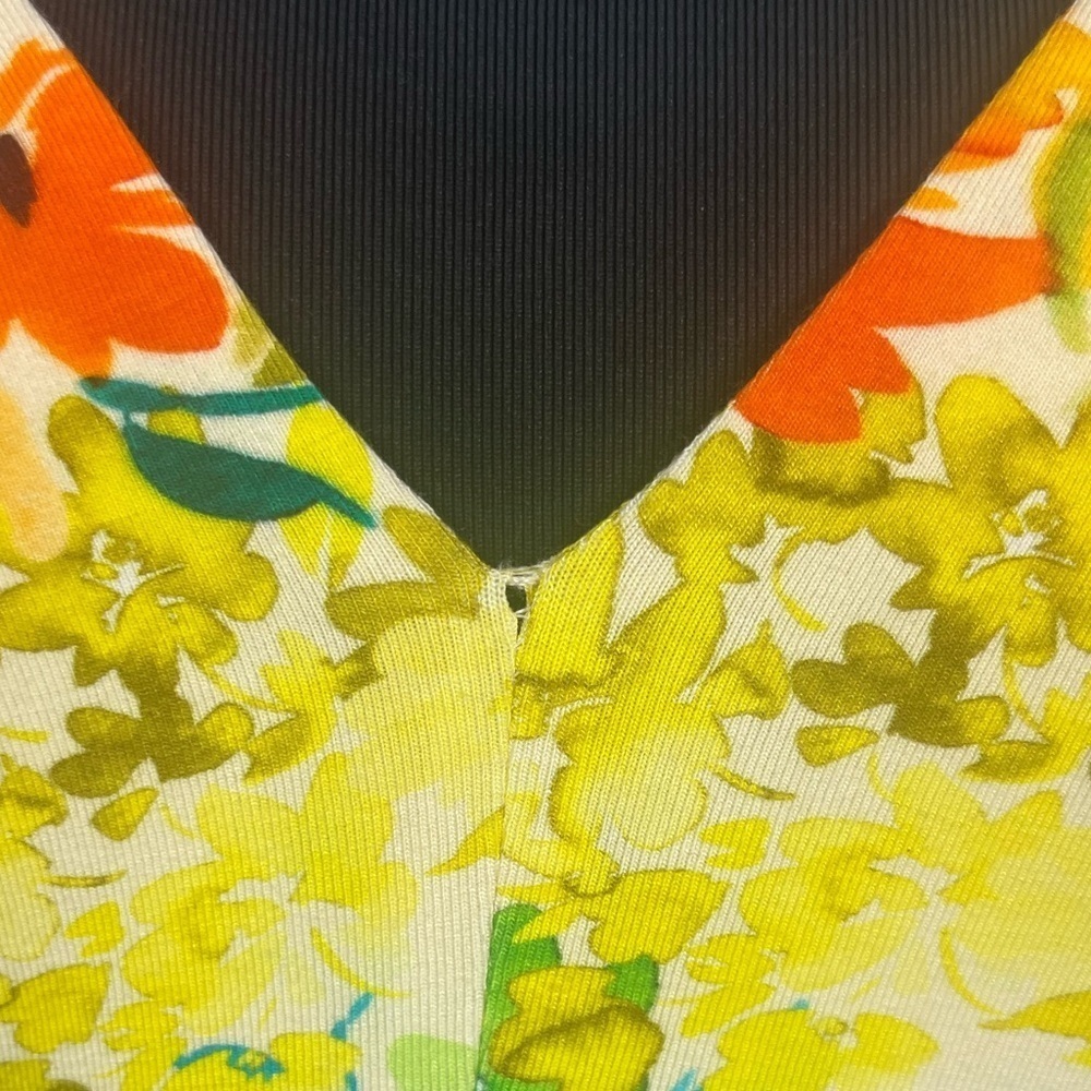 Hale Bob Wren Dress multi color floral halter dress new size XS - Picture 4 of 10